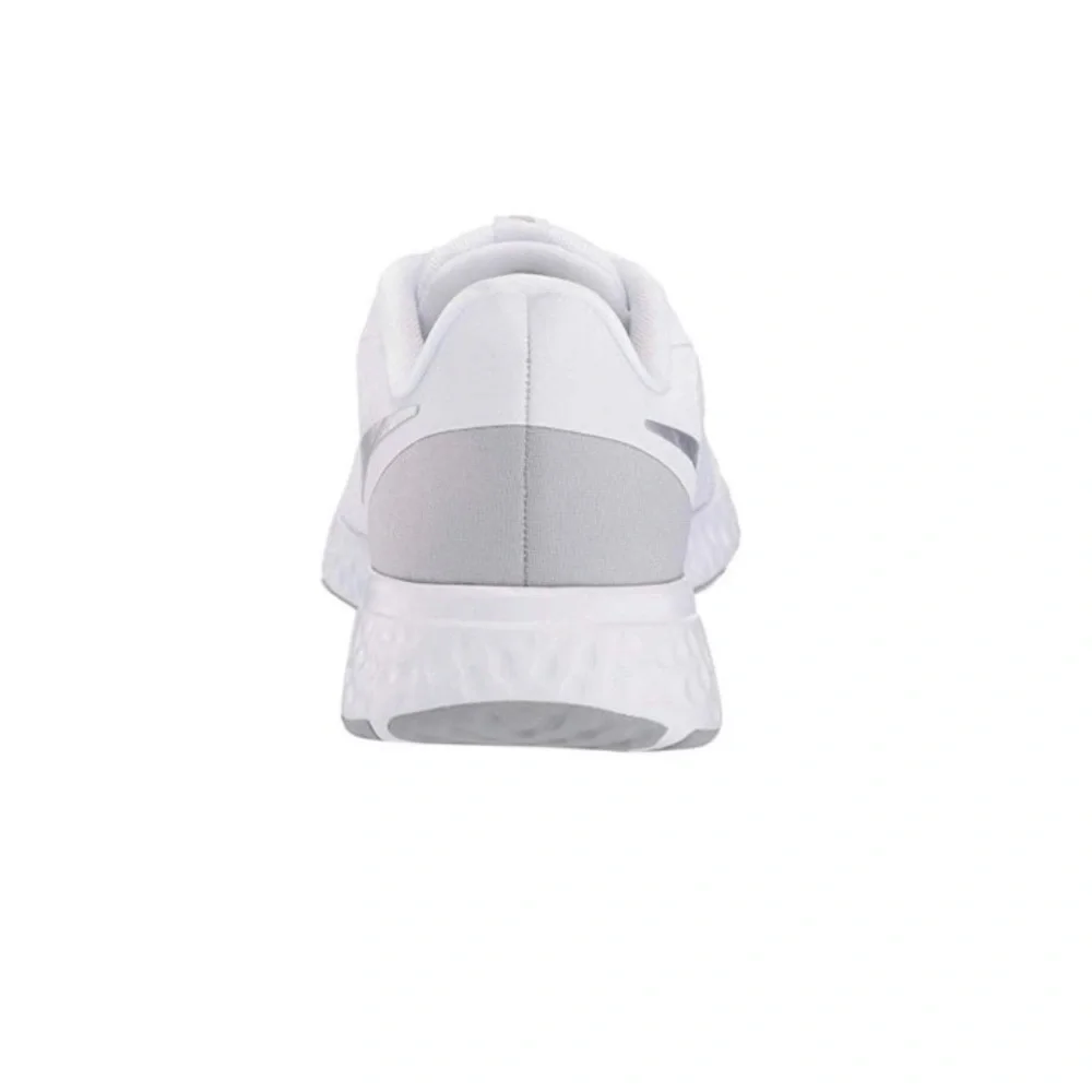 Nike Revolution 5 Sneakers Running Shoes Lace White Pure Platinum Mesh Unisex - Picture 13 of 15